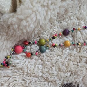 Vibrant Multicolor Beaded Necklace